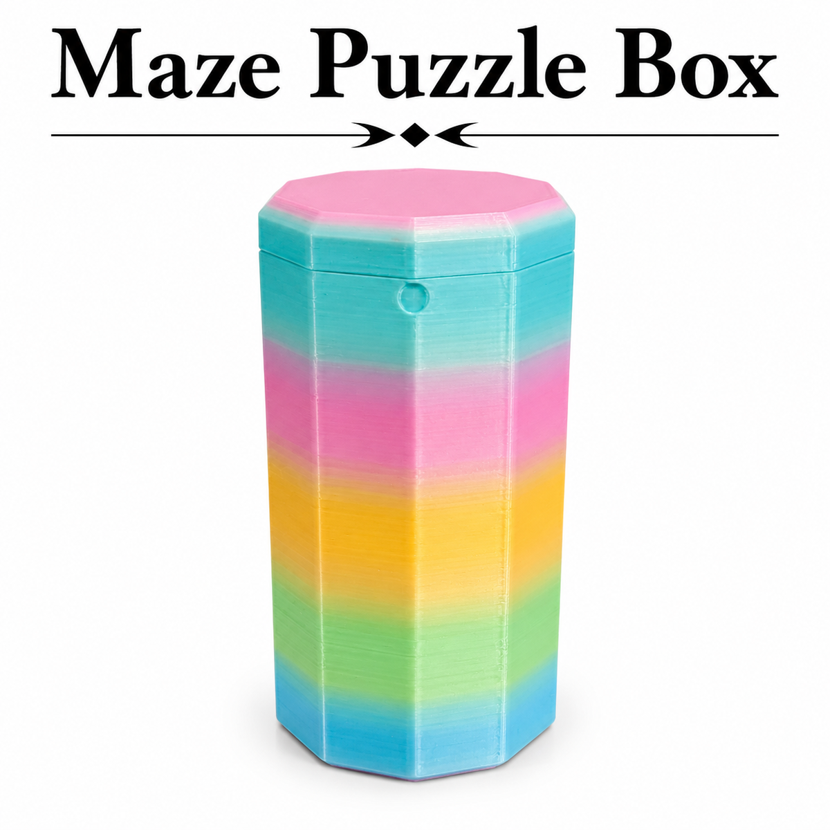 Brain Teaser Puzzle Box with Secret Compartment | Logic Challenge | Unique Gift
