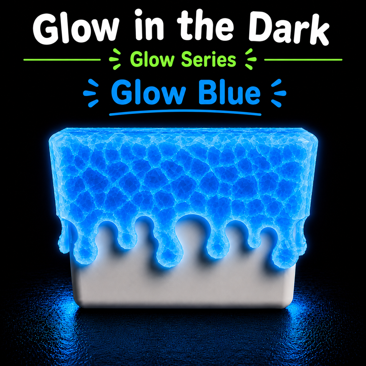 Fidget Cube Display & Storage Holder | Glow-in-the-Dark Lid | Desk Accessory Gift | Nice Cube Compatible