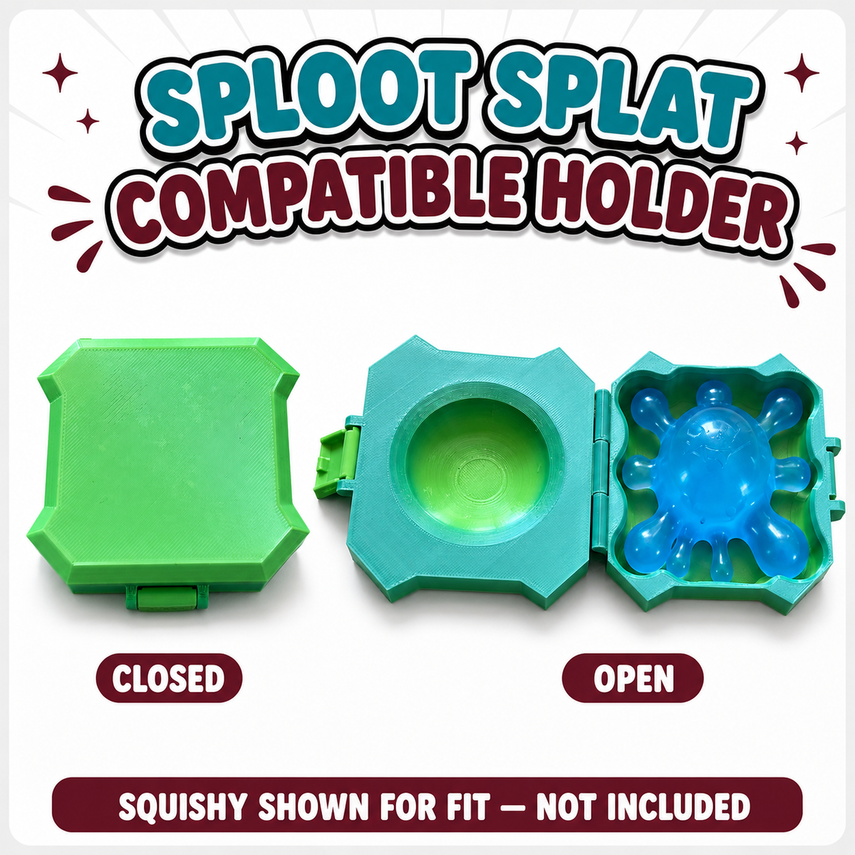Schylling NeeDoh® Sploot Splat Compatible Storage Holder