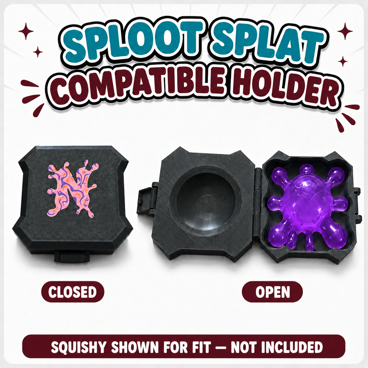 Schylling NeeDoh® Sploot Splat Compatible Storage Holder