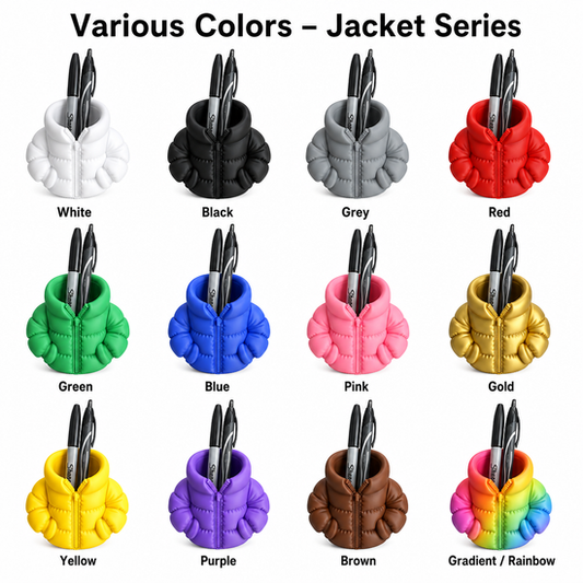 Jacket Pencil Holder & Desk Organizer