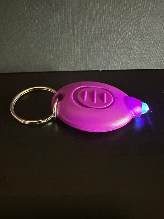 Blacklight Keychain